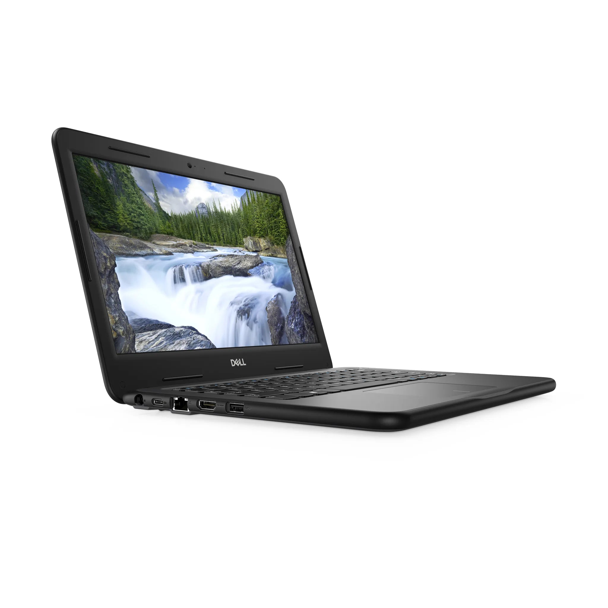 Dell Latitude 3310 laptop — keyboard and trackpad