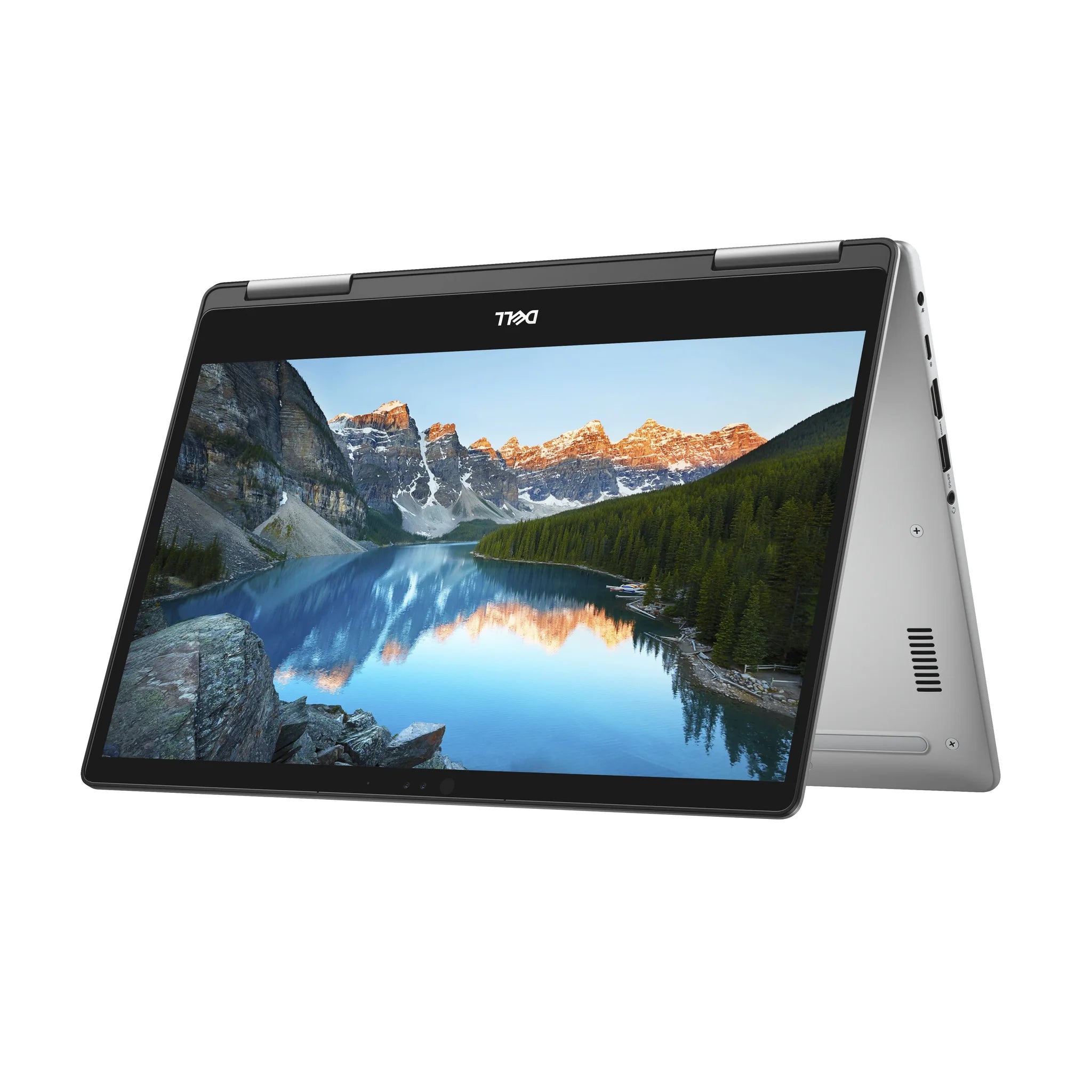 Dell Inspiron 7373 laptop — side view