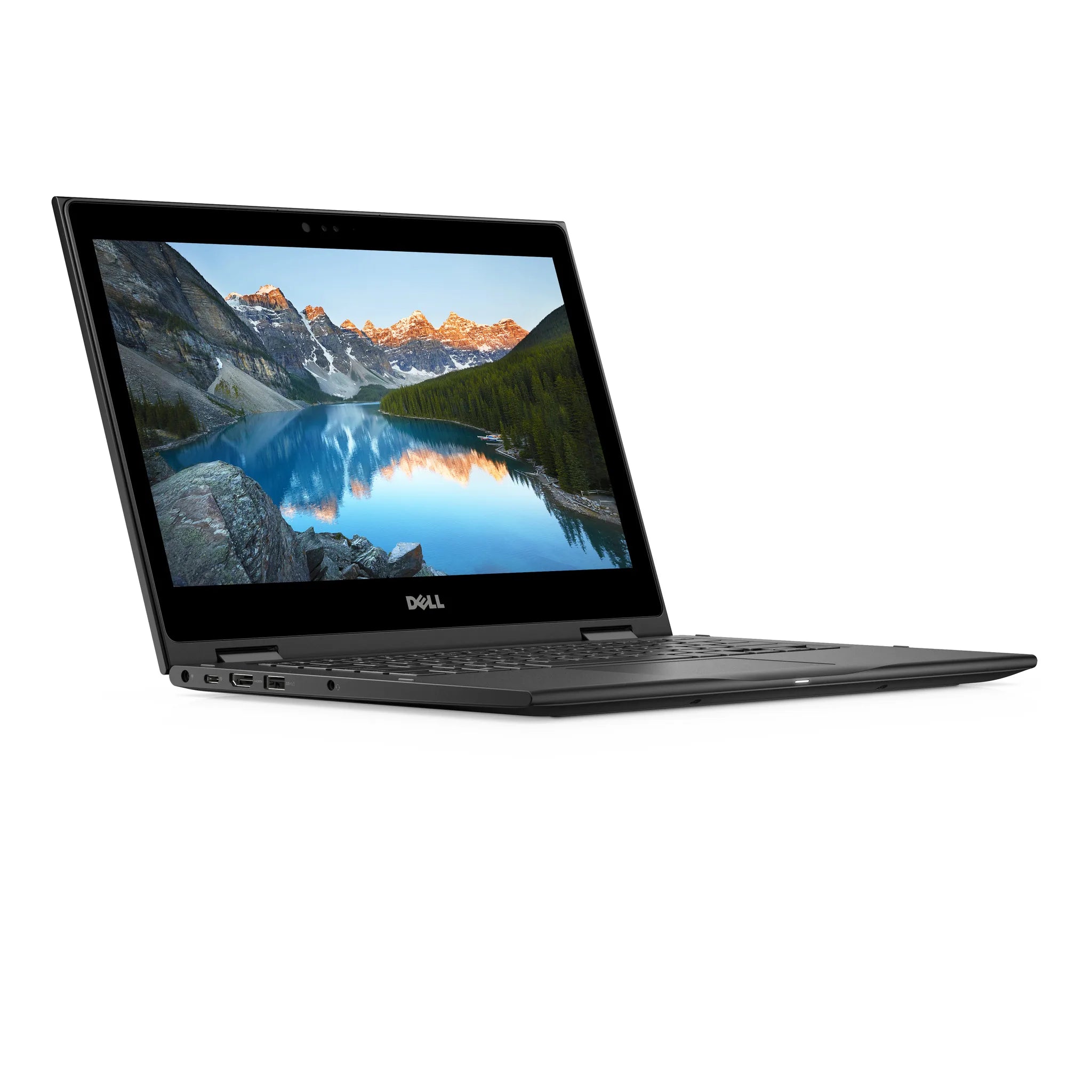 Dell Latitude 3390 laptop — side view