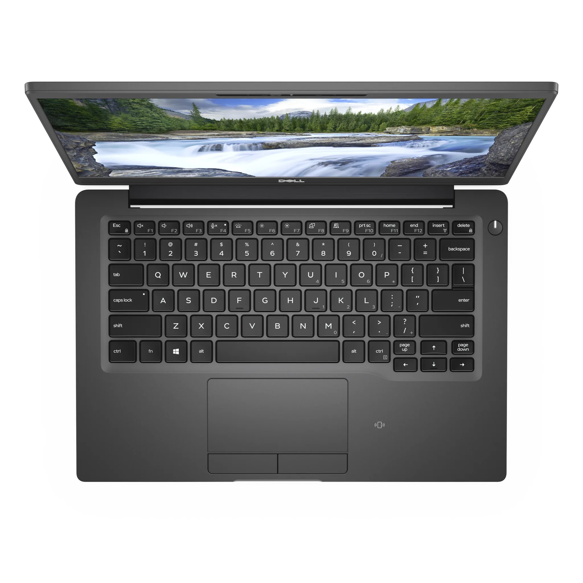 Dell Latitude 7300 laptop — open lid view