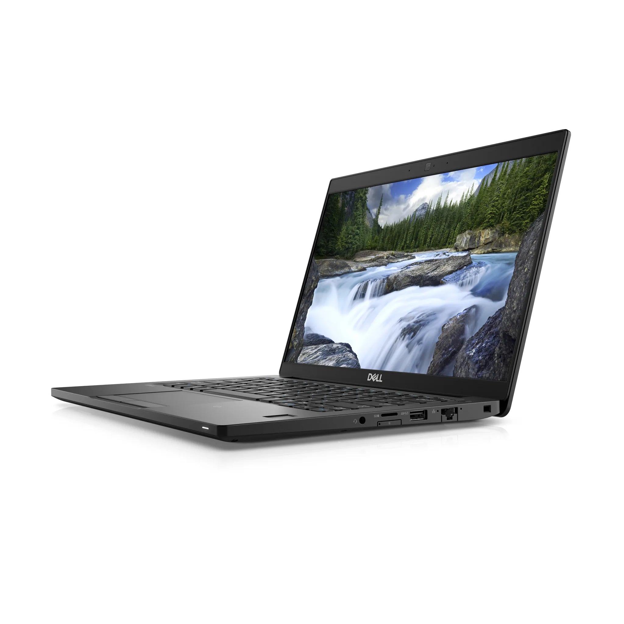 Dell Latitude 7380 laptop — keyboard and trackpad