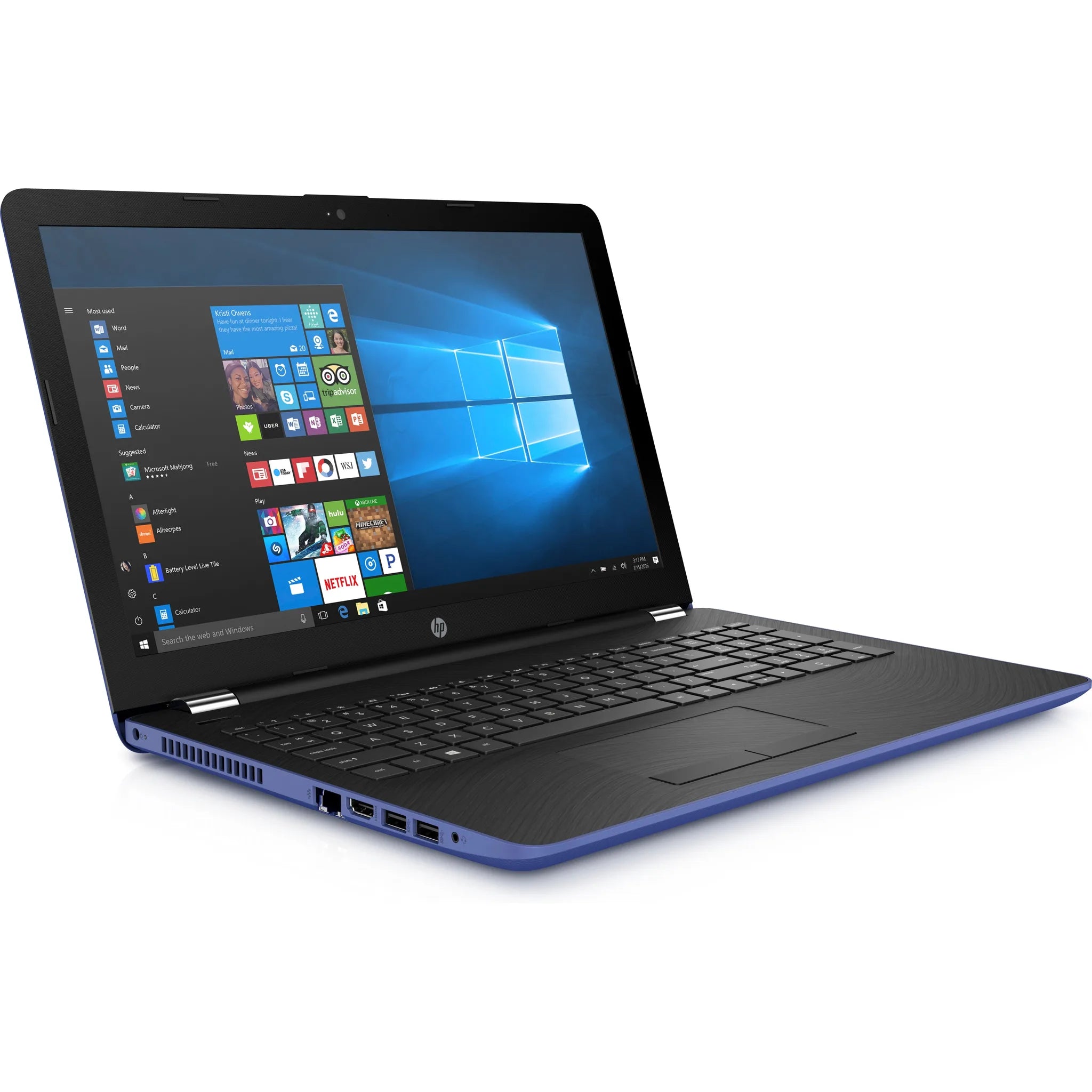 Hp Notebook - 15-bs161sa laptop — display screen