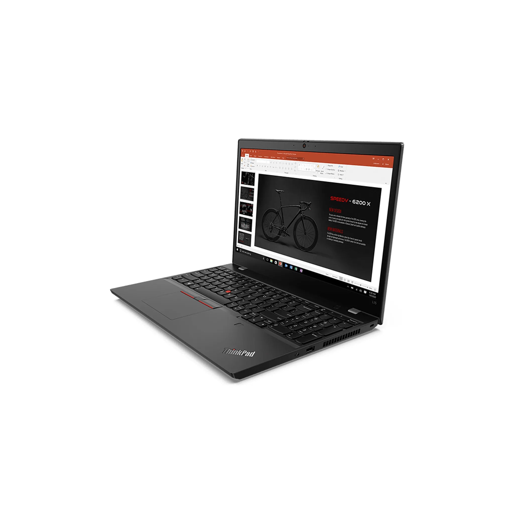 Lenovo L15 laptop — side view