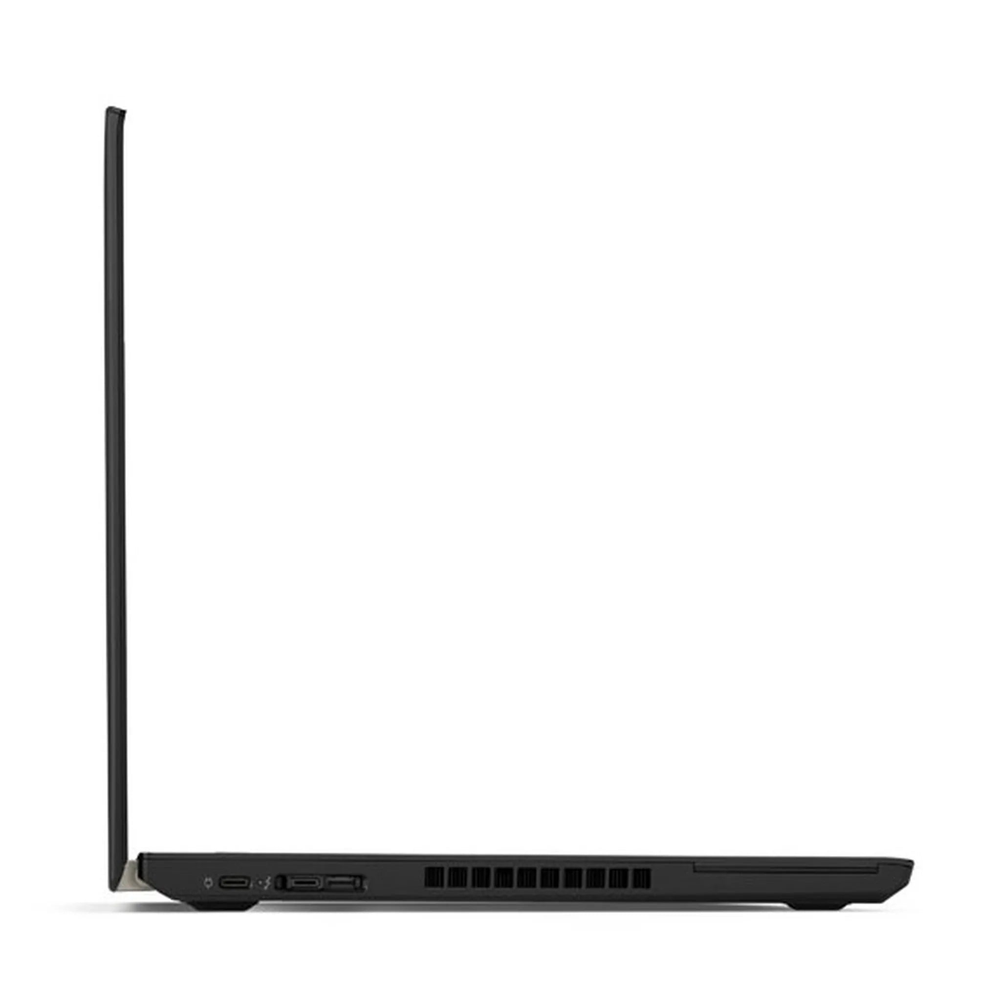 Lenovo T480 laptop — side view