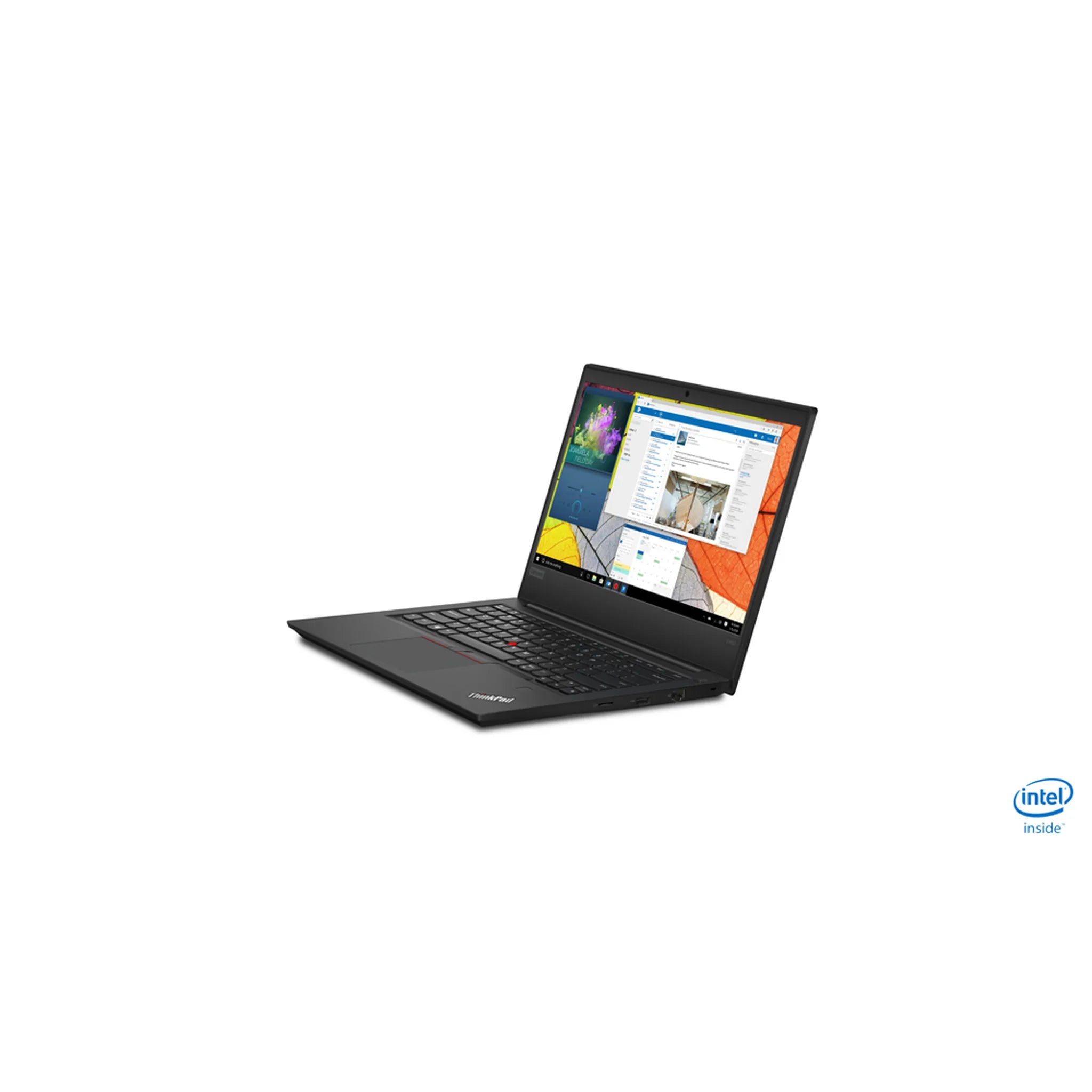 Lenovo ThinkPad E490 laptop — display screen