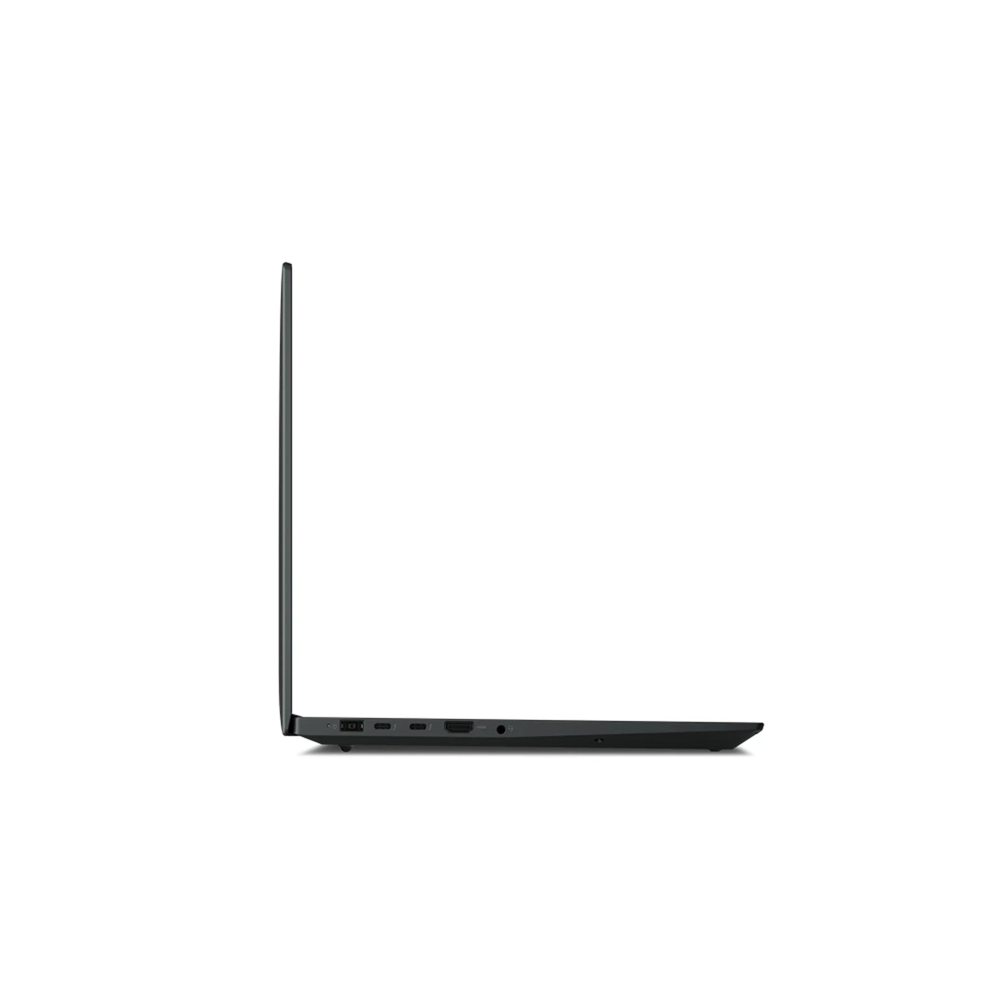 Lenovo ThinkPad P1 Gen 4 laptop — side view