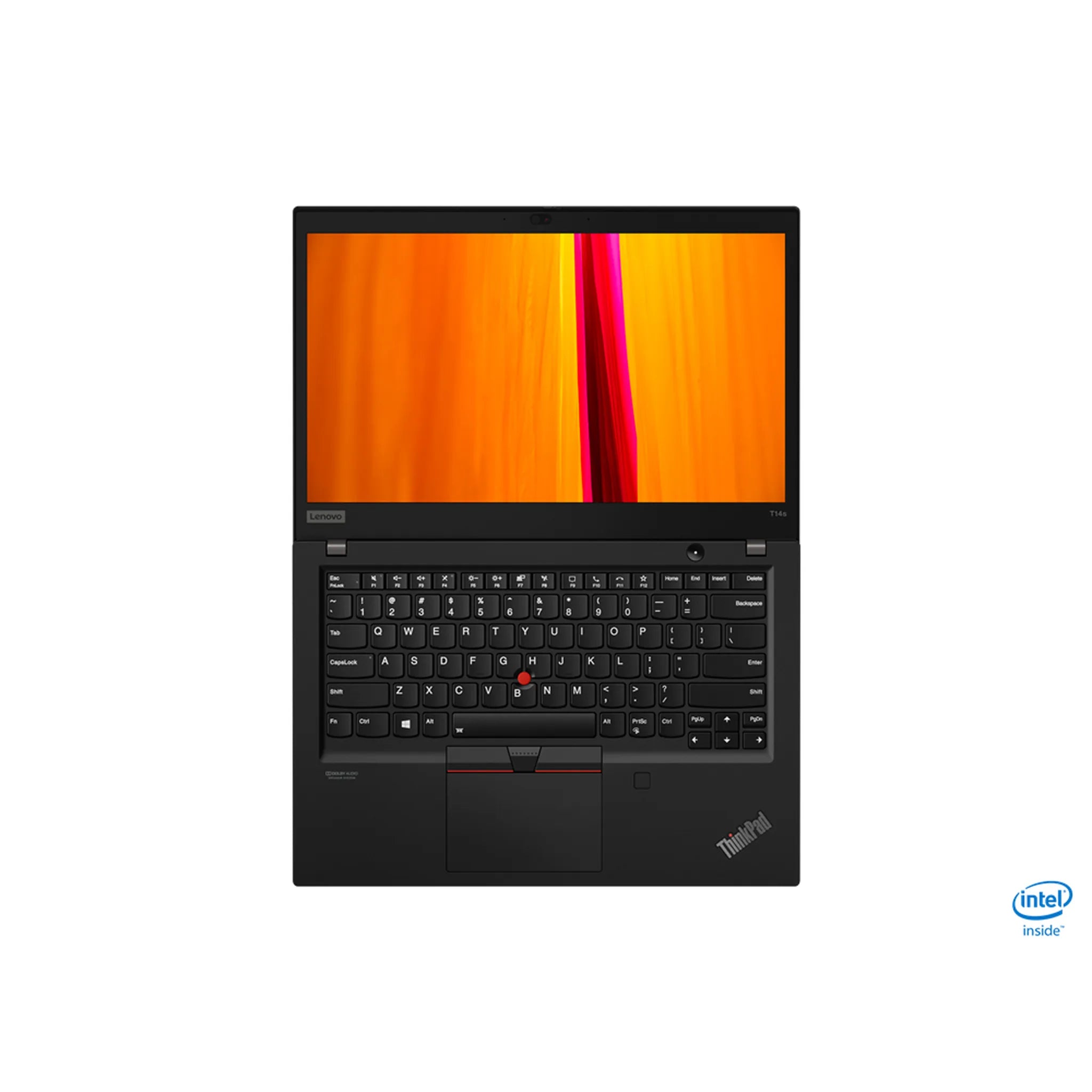 Lenovo ThinkPad T14s Gen 1 (Intel) laptop — display screen