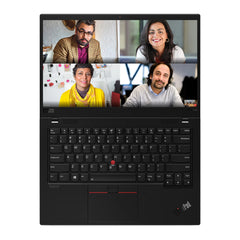 Lenovo X1 Carbon laptop — keyboard and trackpad