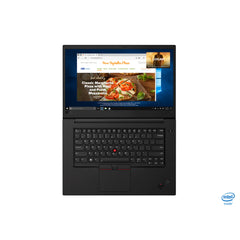 Lenovo X1 Extreme laptop — keyboard and trackpad