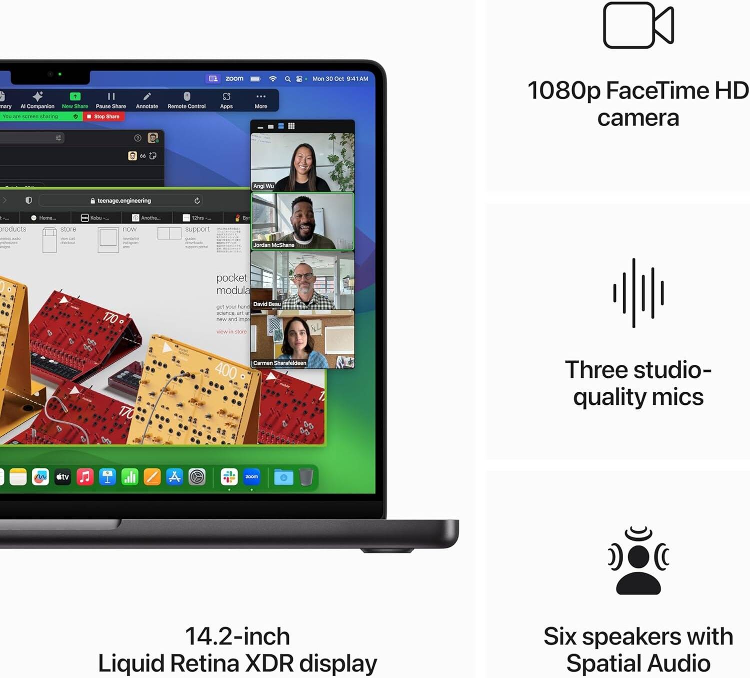 Apple MacBook Pro 14” M3 – 16GB RAM, 1TB SSD, Space Gray (Open Box)