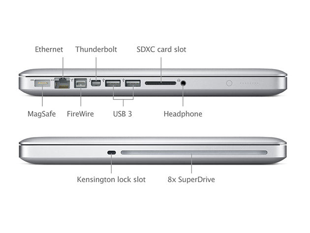 Macbook Pro 2012 13" | 8 x 128 GB